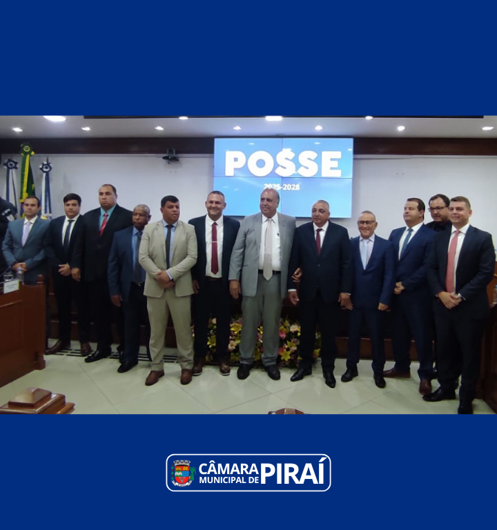 Câmara de Piraí realiza solenidade de posse